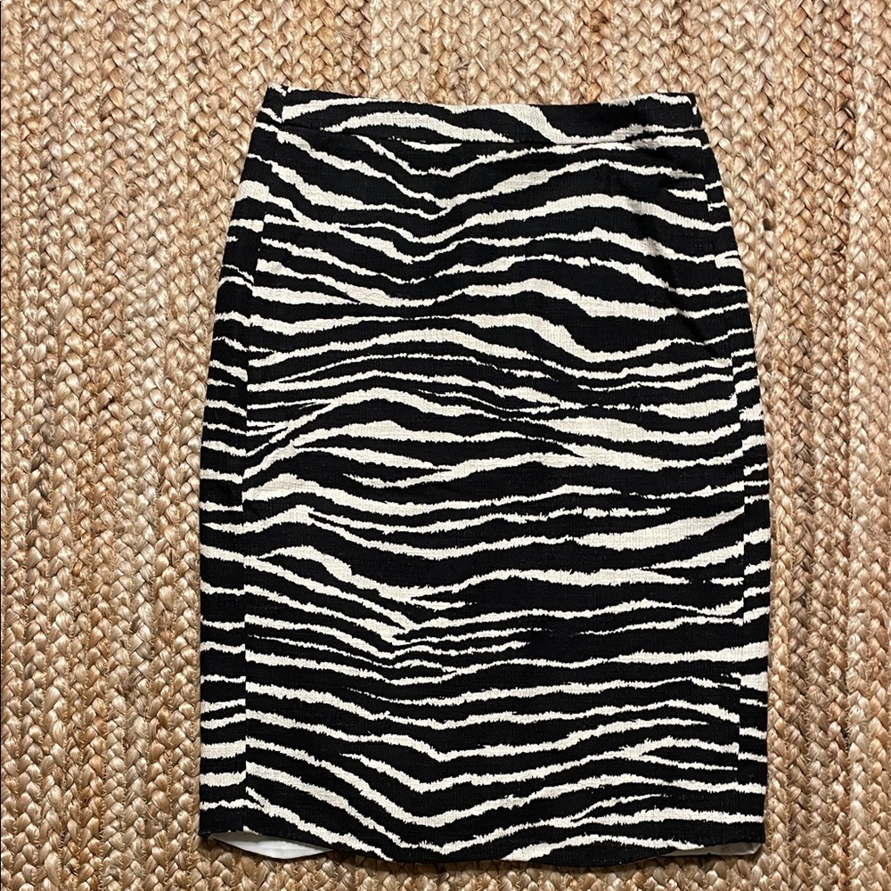 Rachel Comey Zebra Pattern Pencil Skirt